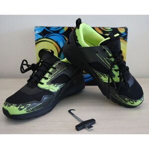 Heelys HE101128H Men's 8M Women's 9M Black/Neon Yellow Force Wheeled Shoes